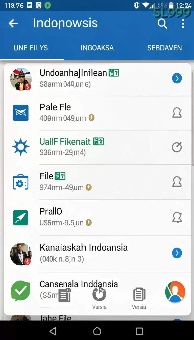 Cuplikan layar WDBOS — aktivitas